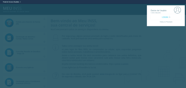 Login Meu INSS